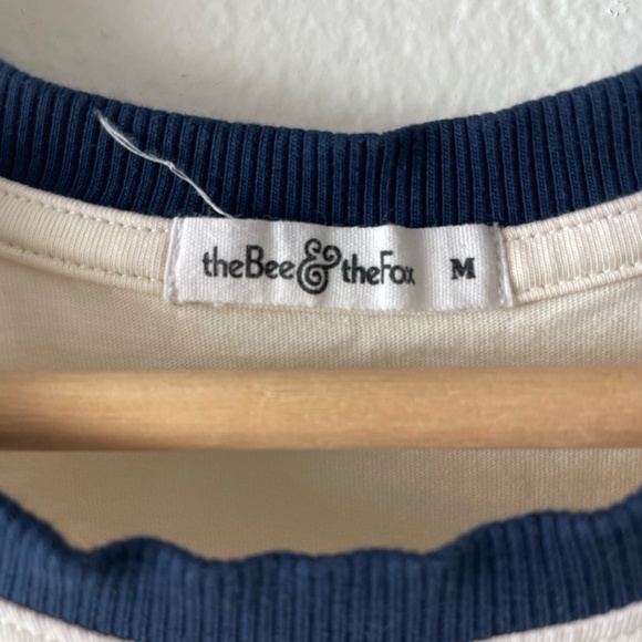 The Bee and The Fox Ringer Tee - Picture 2 of 2